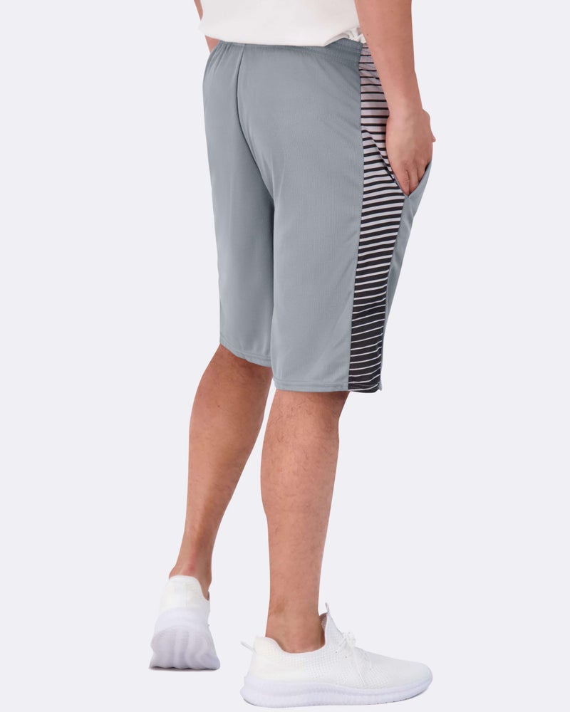 REALESSENTIALS Real Essentials 5 Pack: Menâ€™s 9" Mesh Shorts â€“ Athletic Gym, Workout, Basketball, Running, Casual Lounge Activewear Pockets, Set 9,XL - Image 4